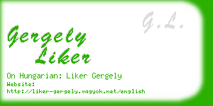 gergely liker business card